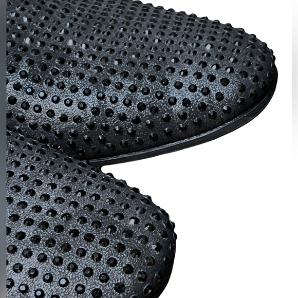 STEVE MADDEN Caviar Black Rhinestone Loafers Slip-On Men’s Size 11.5 - Picture 7 of 13